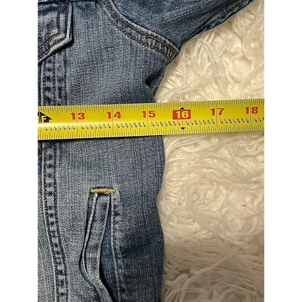 Levi's Trucker Denim Jean Jacket 730S Womens Size Small - Picture 8 of 8
